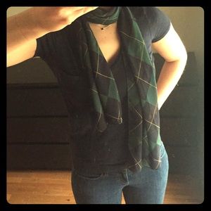 Preppy plaid scarf